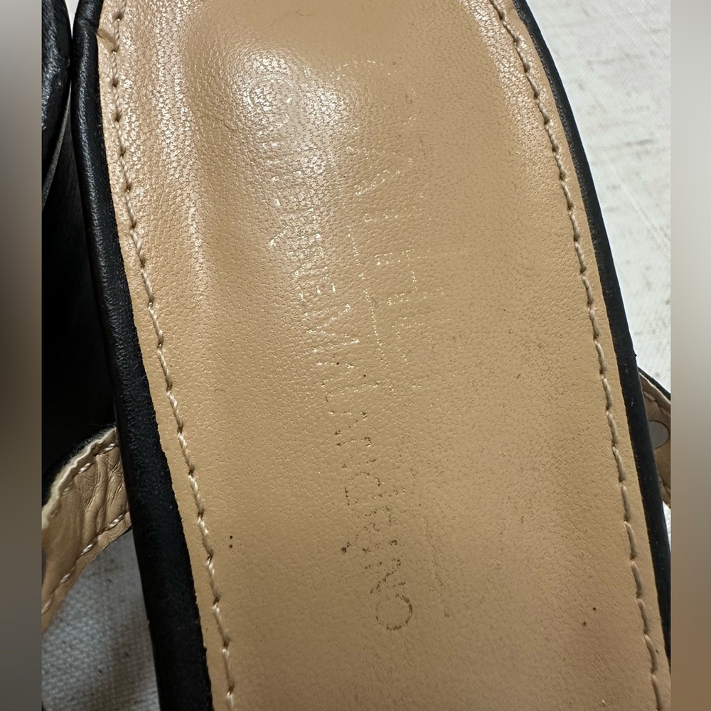 Catherine Malandrino Black Heels with Gold Studs - Picture 3 of 13